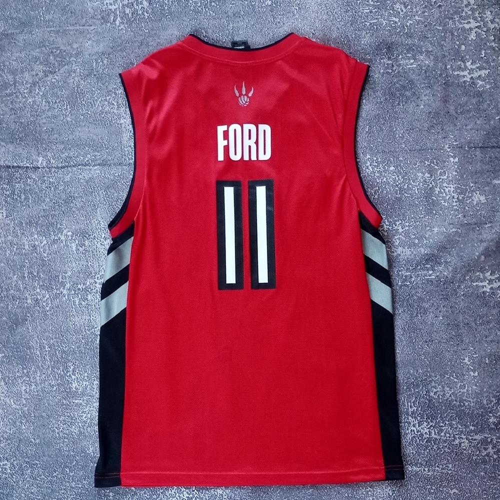 NBA TJ FORD #11 TORONTO RAPTORS BASKETBALL JERSEY - Picture 2 of 9